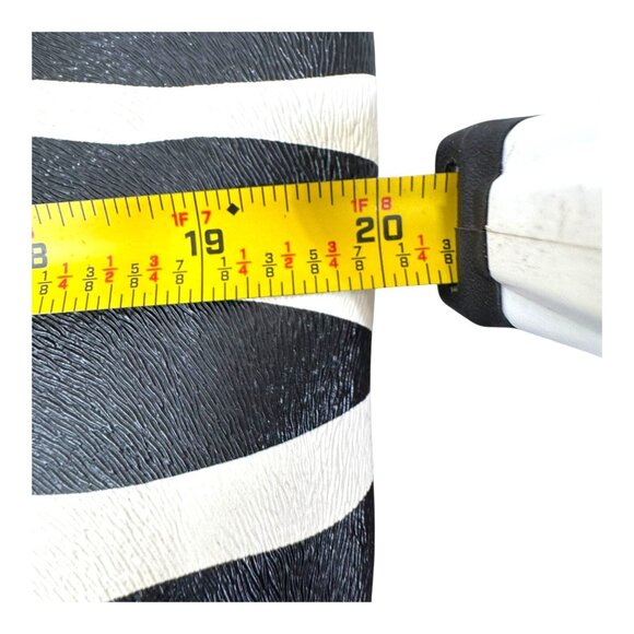 Alyssa Zebra Print Handbag Y2K Boho Red Faux Leather Handles Matching Wallet Set - Picture 7 of 10